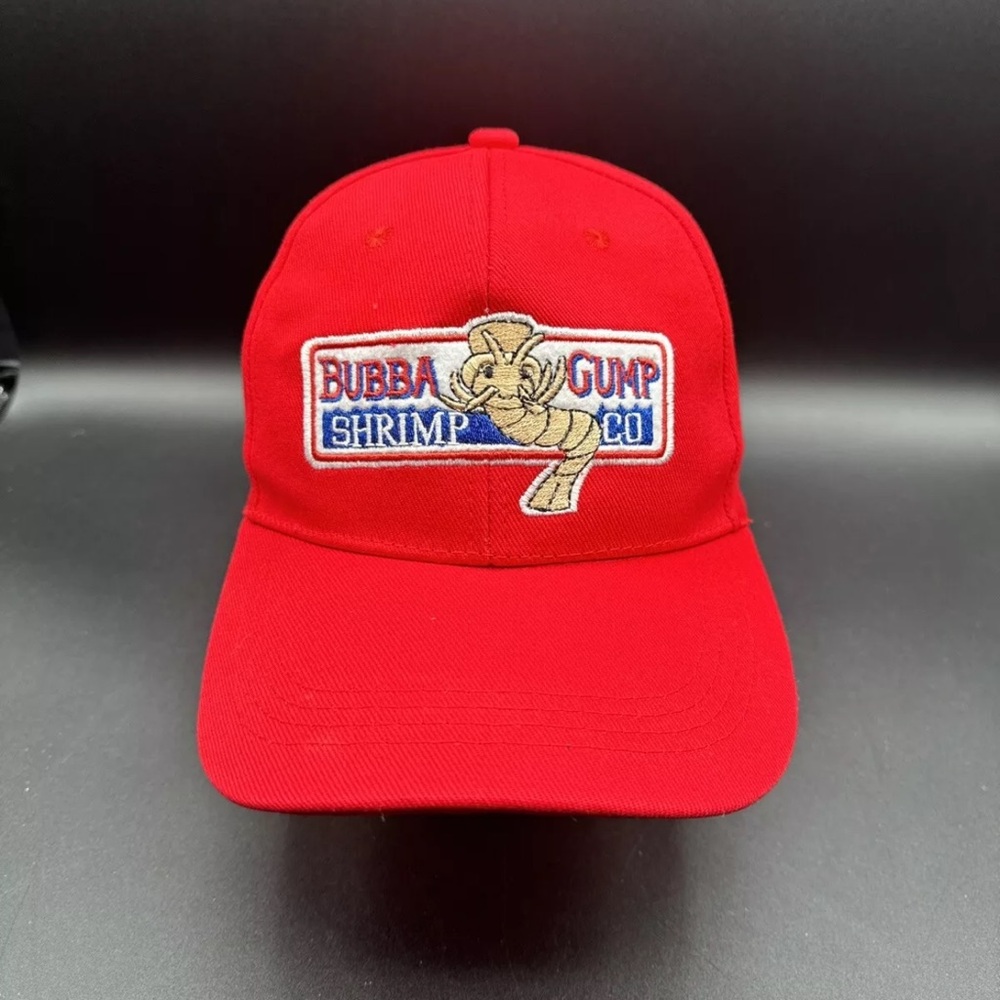 Bubba Gump Shrimp Co. Unisex-Adult One Size Cap Red Forrest Gump Hook And Loop